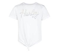Hurley Mädchen Hrlg Knotted Boxt Tee T-Shirt, schwarz, 6 Años