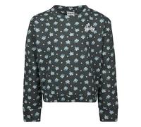 Hurley Mädchen Hrlg Printed Crew Neck Sweatsh Sweatshirt, Shadow Black/Multi, 12 años