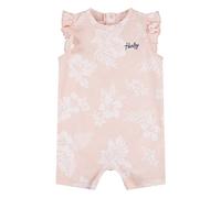 Hurley Mädchen Hrlg Printed Romper Brecher, Pink Sand, 18 Meses