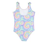 Hurley Mädchen Hrlg Shoulder Tie 1pc Swimsuit Einteiliger Badeanzug, Mehrfarbig, 13 años