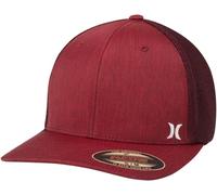 Hurley Men's Hat - Mini Icon Mesh Fitted Trucker Cap, Size Large-X-Large, Noble Red