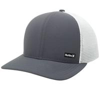 Hurley Men's League H2O-Dri Snapback Baseball Cap (One Size, Grey/White)