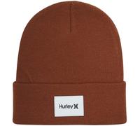 Hurley Men's Winter Hat - Seaward Patch Cuffed Beanie, Size One Size, Brown