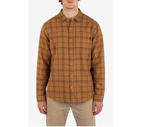 Hurley Portland Organic Flannel Long Sleeve Earthstone Größe: S | Casual hemden Outlet | Herren | Braun