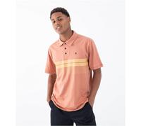 Hurley Printed Stripe Slub Polo martian rust