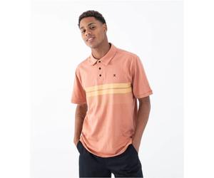 Hurley Printed Stripe Slub Polo martian rust XXL