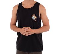 Hurley - Tank Printing Press Disques - Tank Top, Gr. M, schwarz (Black)