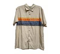 Hurley Rincon Short Sleeve Bone 3 Größe: M | Casual hemden Outlet | Herren | Weiß