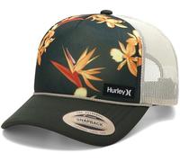 Hurley Rincon Trucker-Mütze für Herren, atmungsaktive Netzseiten, gebogener Schirm, verstellbarer Schnappverschluss, Trucker-Hüte für Herren, Vintage Grün, Einheitsgröße