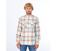 Hurley Santa Cruz Shoreline Flanell, Kaum Knochen, Groß