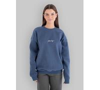 Hurley Script Only Crew Sweater grey teal Damen Gr. M