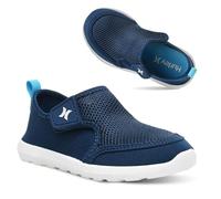 Hurley Spence Wasserschuhe für Kinder, schnell trocknend, für Jungen und Mädchen, leicht, einfach anzuziehen, mit verstellbarem Obermaterial, für Strand, Wasserspiel und Poolspaß, Marineblau, 28 EU