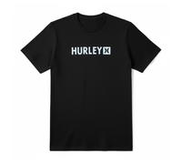 Black Hurley Printing Press The Box Short Sleeve T-shirt Schwarz M Mann