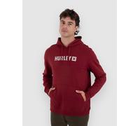 Hurley The Box Fleece Po Hoodie true red Herren Gr. L
