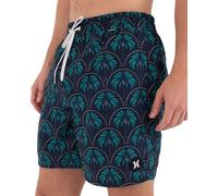 Hurley Volley Icon Printing Press Palm Swimming Shorts Blau S Mann