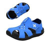 Hurley Wasserschuhe für Kinder, schnelltrocknend, schützende Zehensandalen mit verstellbarem Riemen und griffiger Sohle für Strand, Pool, Fluss und Sommer, Outdoor-Spielen, Fluss, Königsblau, 25 EU