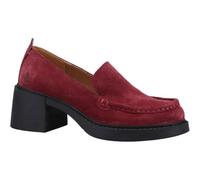 Hush Puppies Adelaide Damen Mokassins, Bordeaux Wildleder, 36 EU