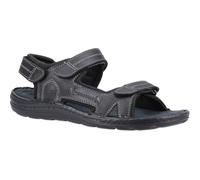 Hush Puppies Alistair Sandale Herren Sommer, Schwarz, 44.5 EU