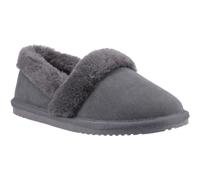 Hush Puppies Ariel Wildleder Damen Hausschuhe Grau EU 36 / UK 3