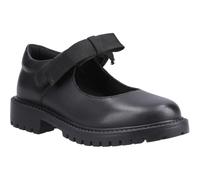 Hush Puppies Astrid Schleife Leder Mädchen Schwarz Schuhe EU 37 / UK 4