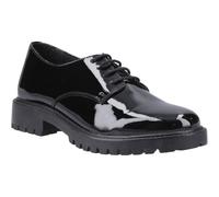 Hush Puppies Aubrey Leder Derby Schuhe für Mädchen in Schwarz EU 46 / UK 11