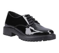 Hush Puppies Aubrey Leder Mädchen Schwarz Derby Schuhe EU 40,5 / UK 7