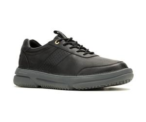 Hush Puppies Baylor Leder Herren schwarze Sneakers EU 40,5 / UK 7
