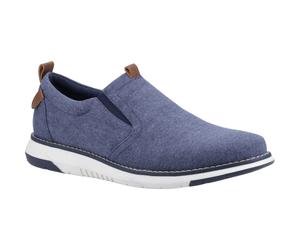 Hush Puppies Benny Canvas Herren Mokassins in Marineblau EU 44.5 / UK 10