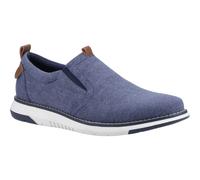Hush Puppies Benny Canvas Herren Mokassins in Marineblau EU 46 / UK 11