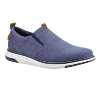 Hush Puppies Benny Canvas Herren Mokassins in Marineblau EU 40,5 / UK 7