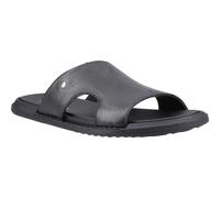 Hush Puppies Callum Slide Leder Herren schwarze Sandalen EU 39/UK 6