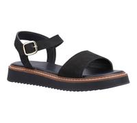 Hush Puppies Cassie Nubuck Damen Schwarze Sandalen EU 36 / UK 3
