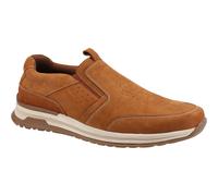 Hush Puppies Cole Leder Herren Slipper In Beige EU 40,5 / UK 7