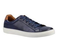 Hush Puppies Colton Leder Herren Navy Turnschuhe EU 39/UK 6