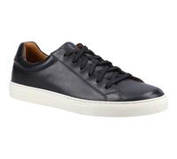 Hush Puppies Colton Leder Herren Schwarz Turnschuhe EU 43 / UK 9