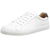 Hush Puppies Colton Leder Herren Weiß Turnschuhe EU 40,5 / UK 7