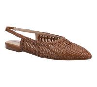 Hush Puppies Dalia Woven Damen Flache Schuhe Aus Leder In Tan EU 40,5 / UK 7
