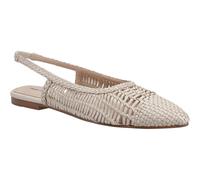 Hush Puppies Dalia Geflochtene Leder Damen Cream Ballerinas EU 42 / UK 8