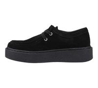 Hush Puppies Bridie Wildleder-Leder Damen Schwarz Mokassins Schuhe EU 37 / UK 4