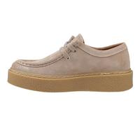Hush Puppies Bridie Wildleder Damenschuhe Mokassins in Taupe EU 42 / UK 8