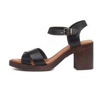 Hush Puppies Damen Georgia Heeled Sandale mit Absatz, Schwarz, 37 EU