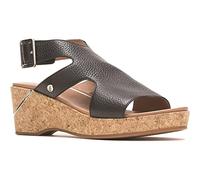 Hush Puppies Damen Maya Ankle Strap Keilsandale, Schwarz, 38 EU