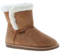 Hush Puppies Damen Pantoffeln Booties Ashleigh Leder Slip On tan EU 37 / UK 4