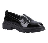 Hush Puppies Reece Leder Damen Schwarz Loafers EU 37 / UK 4