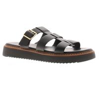 Hush Puppies Damen Sandalen Celeste Slingback Gladiator Leder Schnalle Schwarz EU 39/UK 6
