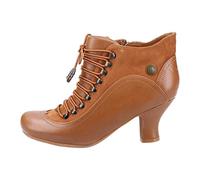 Hush Puppies - Damen Stiefeletten Vivianna, Leder (39 EU) (Braun)