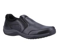 Hush Puppies - "Donald" Halbschuhe für Herren, Leder, Zum Anschlüpfen (Schwarz) EU 44.5 / UK 10