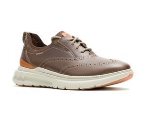 Hush Puppies Excel Leder Herren Fossil Schnürschuhe EU 44.5 / UK 10