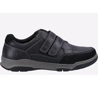 Hush Puppies Fabian Double Strap Leder Herren Schwarze Mokassins EU 39/UK 6