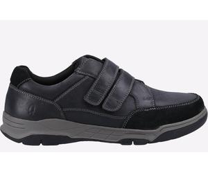 Hush Puppies Fabian Double Strap Leder Herren Schwarze Mokassins EU 39/UK 6